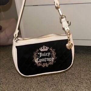 Juicy Couture Black and Cream Women's Bag